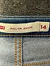 Levi's Solid Blue Jeans Size 14 - photo 3