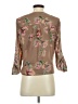 Black Rainn 100% Polyester Brown 3/4 Sleeve Blouse Size S - photo 2
