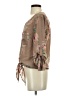 Black Rainn 100% Polyester Brown 3/4 Sleeve Blouse Size S - photo 5