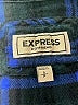Express Plaid Blue Long Sleeve Button-Down Shirt Size S - photo 7