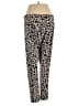 Logo Layers Animal Print Gold Casual Pants Size M (petite) - photo 2