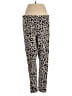 Logo Layers Animal Print Gold Casual Pants Size M (petite) - photo 1