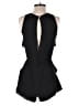 Love...ady 100% Polyester Solid Black Romper Size XS - photo 2