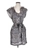 MNG Paisley Gray Cocktail Dress Size 4 - photo 1