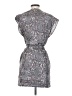 MNG Paisley Gray Cocktail Dress Size 4 - photo 2