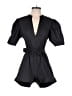 A.L.C. 100% Cotton Solid Black Romper Size 0 - photo 1