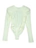 Danielle Bernstein 100% Cotton Ivory Bodysuit Size XS - photo 2