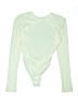Danielle Bernstein 100% Cotton Ivory Bodysuit Size XS - photo 1