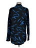 Equipment 100% Viscose Blue Long Sleeve Blouse Size S - photo 2