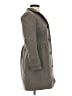 J.Crew 100% Acetate Gray Trenchcoat Size 0 (petite) - photo 4