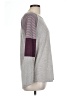 Pink Clover Color Block Gray Pullover Sweater Size L - photo 4