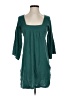 Express Solid Teal Casual Dress Size XS - photo 1