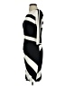 Bordeaux Stripes Black Cocktail Dress Size XS - photo 5
