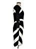 Bordeaux Stripes Black Cocktail Dress Size XS - photo 4