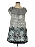 Express 100% Rayon Paisley Gray Casual Dress Size S - photo 1