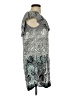 Express 100% Rayon Paisley Gray Casual Dress Size S - photo 4