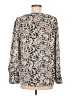 Ann Taylor LOFT 100% Polyester Ivory Long Sleeve Blouse Size M - photo 2