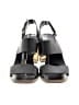 Gucci 100% Leather Color Block Black Sandals Size EU (IT) 39 / US 9 - photo 2