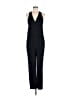 DKNYC 100% Polyester Solid Black Jumpsuit Size M - photo 1