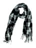 Unbranded 100% Acrylic Plaid Black Gray Scarf One size - photo 1