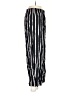 H&M 100% Viscose Stripes Black Casual Pants Size S - photo 4