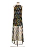Socialite 100% Polyester Print Gray Casual Dress Size M - photo 1