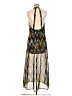 Socialite 100% Polyester Print Gray Casual Dress Size M - photo 2
