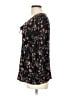Casual Express Apparel 100% Rayon Black Long Sleeve Blouse Size L - photo 5