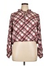 Tommy Hilfiger 100% Recycled Polyester Red Long Sleeve Blouse Size XL - photo 1