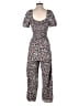 Giorgio Armani Classico 100% Rayon Floral Black Jumpsuit Size 4 - photo 2
