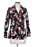 Shein 100% Polyester Floral Black Blazer Size 4 - photo 1