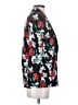Shein 100% Polyester Floral Black Blazer Size 4 - photo 4