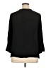 inwear 100% Viscose Black 3/4 Sleeve Blouse Size 14 - photo 2