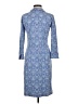 Talbots Paisley Blue Casual Dress Size XS - photo 2