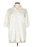 Assorted Brands 100% Polyester Ivory 3/4 Sleeve Blouse Size L - photo 1