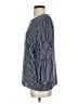 Cotton Bleu 100% Rayon Blue 3/4 Sleeve Blouse Size S - photo 5