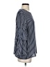 Cotton Bleu 100% Rayon Blue 3/4 Sleeve Blouse Size S - photo 4