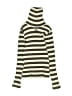 Lili Gaufrette Green Long Sleeve Turtleneck Size 5 - photo 1