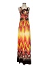 Assorted Brands Print Orange Yellow Casual Dress Size S (estimated) - photo 1