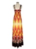 Assorted Brands Print Orange Yellow Casual Dress Size S (estimated) - photo 2