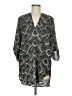 Lush 100% Polyester Black Kimono Size M - photo 1