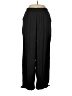 Aqua 100% Polyester Black Casual Pants Size L - photo 1