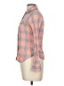 American Eagle Outfitters Plaid Orange Long Sleeve Button-Down Shirt Size 6 - photo 5