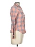 American Eagle Outfitters Plaid Orange Long Sleeve Button-Down Shirt Size 6 - photo 4