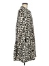 Whistles 100% Polyester Print Ivory Casual Dress Size 8 - photo 4