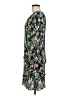 Connected Apparel 100% Polyester Floral Black Casual Dress Size 6 - photo 5