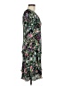 Connected Apparel 100% Polyester Floral Black Casual Dress Size 6 - photo 4
