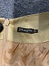 J. McLaughlin 100% Silk Solid Tan Silk Skirt Size 4 - photo 3