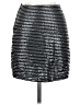 Emory Park 100% Polyethylene Metallic Silver Casual Skirt Size S - photo 1