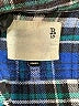 R13 Plaid Blue Long Sleeve Button-Down Shirt Size XS - photo 6